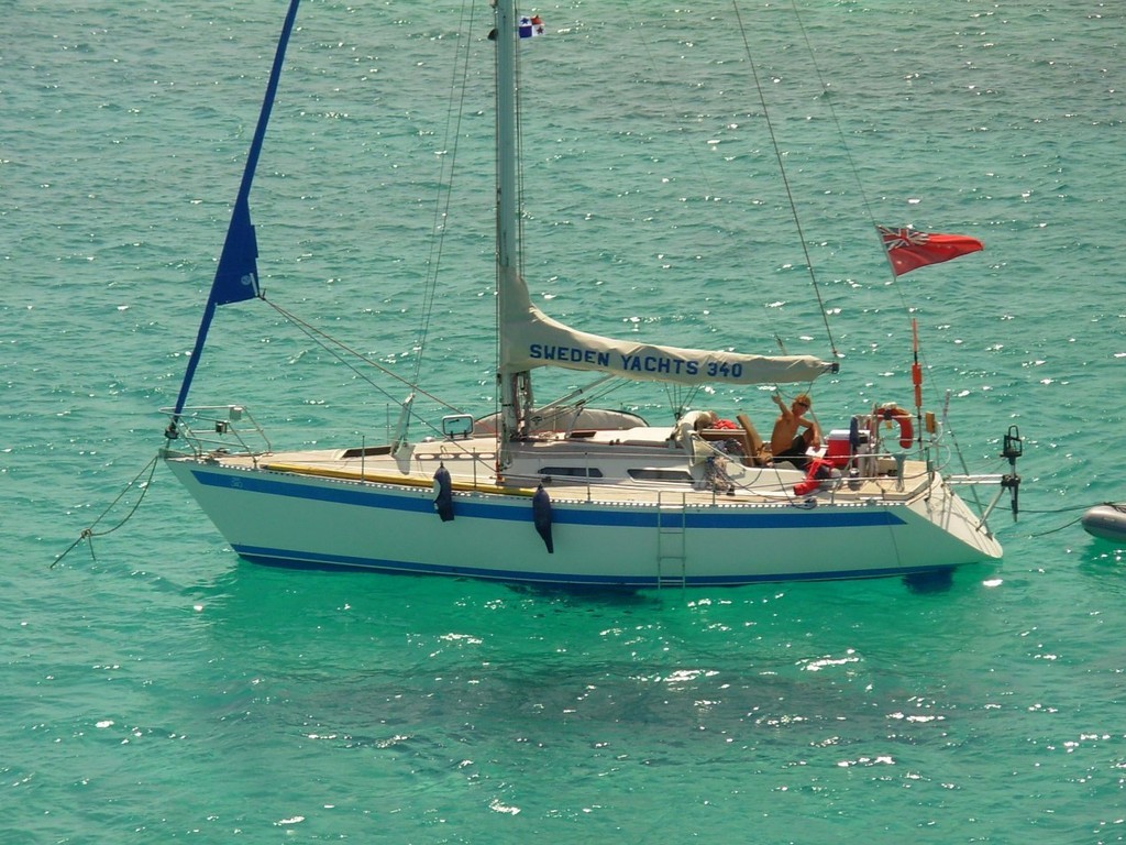 Tom Sowerby on his beloved Magic Roundabout - OceansWatch is gifted the long term use of a yacht  © unknown unknowm
